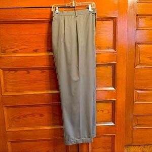 Men’s Big and Tall Pants Pleated and Cuffed size 60